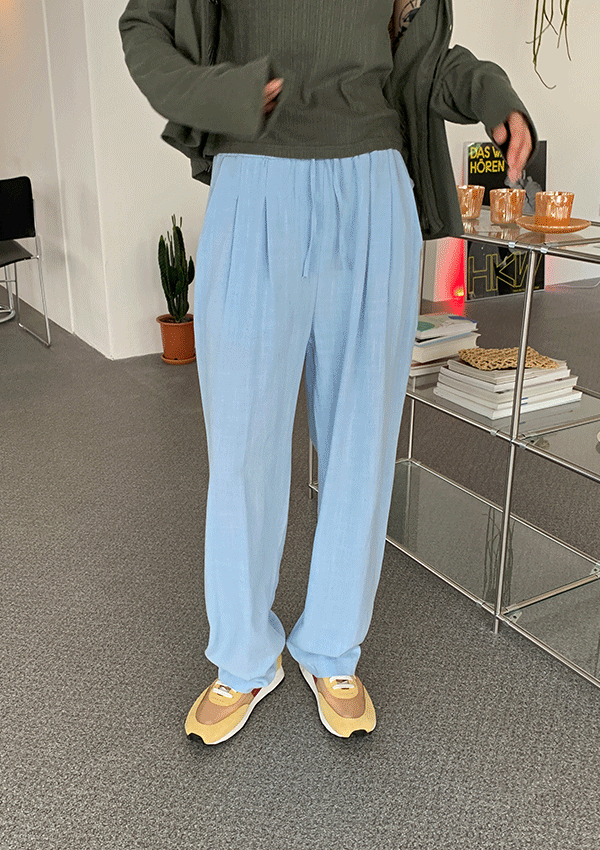 way linen pants (4color)