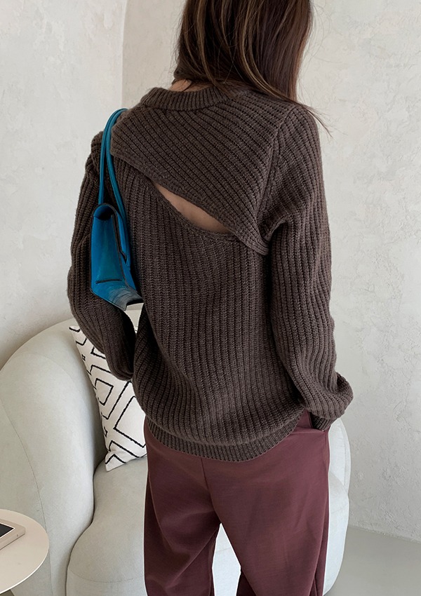 back slit knit (3color)