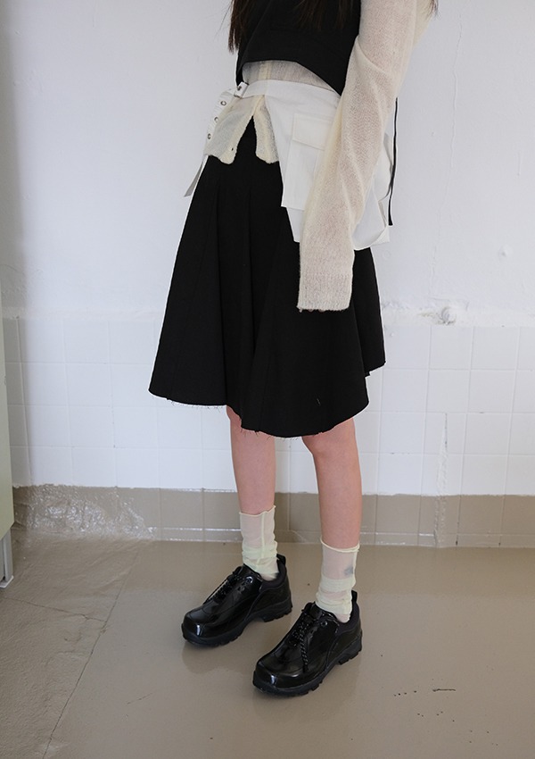mud unbal skirt (2color)