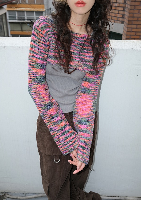jumbo bolero knit (4color)